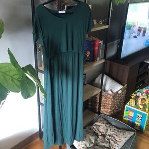 Chic Teal Maxi Dress